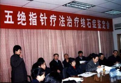五绝指针疗法治疗结石症科技成果鉴定会鉴定程序